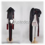 Commission Disney Twisted-Wonderland Lilia Vanrouge Right General's Armor Rock Black Red Pink Styled Cosplay Wig