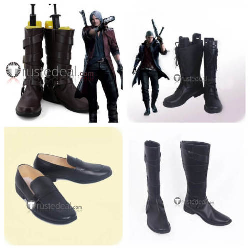 Devil May Cry 5 Dante Vergil Nero Cosplay Boots Shoes