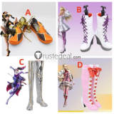 Tekken 7 8 Ling Xiaoyu Emilie De Rochefort Lili Kunimitsu Cosplay Shoes Boots