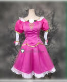 Barbie in the 12 Dancing Princesses Genevieve Pink Green Red Cosplay Costume