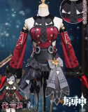 Genshin Impact Fontaine Goth Girl  Daily Meropide M Cosplay Costume