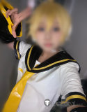 Vocaloid Kagamine Rin Len Original Pleather Cosplay Costume