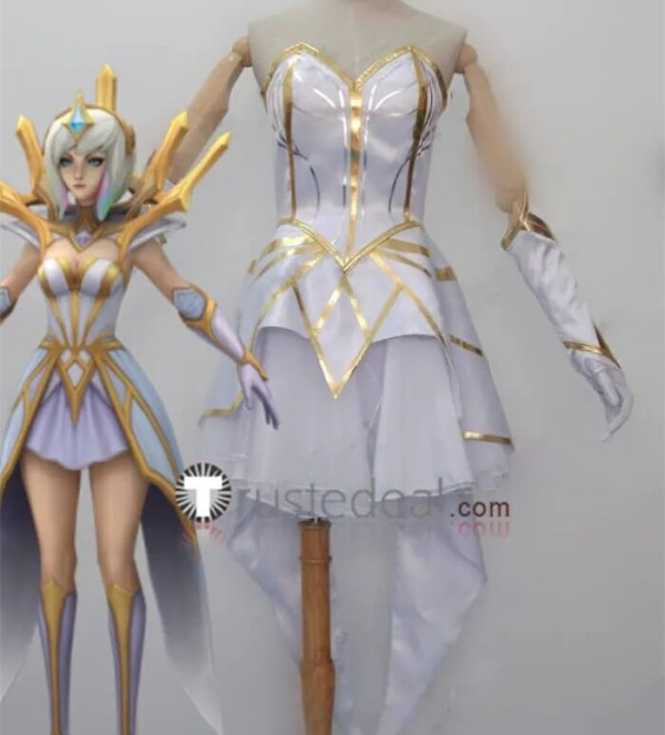 League of Legends LOL Lux Light Elementalist Cosplay Costume 2