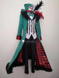 Bungou Stray Dogs Nakahara Chuuya The Hatter Green Halloween Cosplay Costume