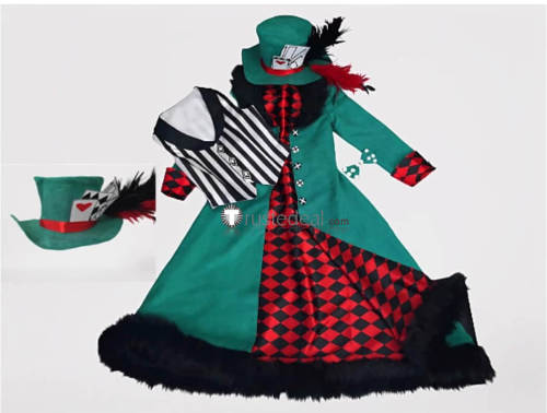 Bungou Stray Dogs Nakahara Chuuya The Hatter Green Halloween Cosplay Costume