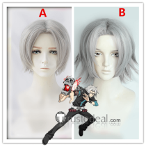 Reborn Hayato Gokudera Grey Cosplay Wig