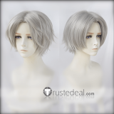 Reborn Hayato Gokudera Grey Cosplay Wig