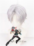 Hitman Reborn Hayato Gokudera Silver Grey Cosplay Wig