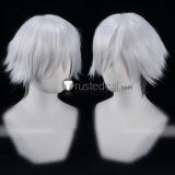 Death Parade Death Billiards Decim Nona Blue Silver Cosplay Wig