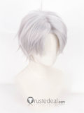 Hitman Reborn Hayato Gokudera Silver Grey Cosplay Wig