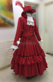 Black Butler Kuroshitsuji Madam Red Halloween Cosplay Costume