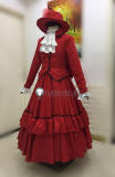 Black Butler Kuroshitsuji Madam Red Halloween Cosplay Costume