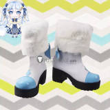 Vocaloid Hatsune Snow Miku 2021 Cosplay Boots Shoes