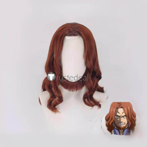 Fairy Tail Zancrow Gildarts Clive Blonde Brown Styled Cosplay Wig
