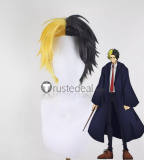Mashle Magic and Muscles Rayne Ames Abyss Razor Abel Walker Silver Blue Styled Cosplay Wig