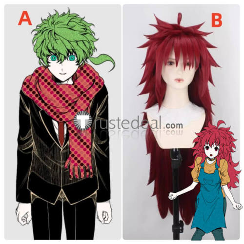 Your Turn to Die Nao Egokoro Sou Hiyori Green Styled Cosplay Wig