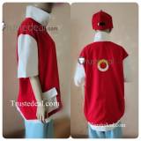 Pokemon Trainer Red Cosplay Costumes