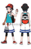 Pokemon Sun and Moon Heroine Selene Elio Cosplay Shoes Boots