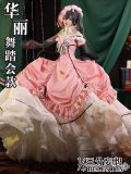 1/3 Delusion Black Butler Kuroshitsuji Lady Ciel Robin Female Pink Lolita Cosplay Costume