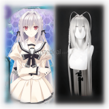 Tsuki ni Yorisou Otome no Sahou Asahi Kokura Sakurakoji Luna Saika Styled Silver Cosplay Wig