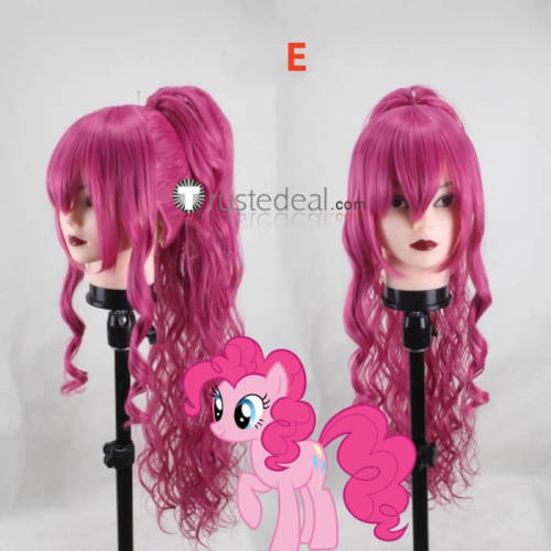 My Little Pony Equestria Girls Sunset Shimmer Pinkie Pie Trixie Lulamoon Styled Cosplay Wig