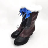 Castlevania Vampire Dracula Lenore Blue Black Cosplay Shoes Boots