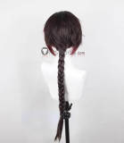 Seraph of the End Owari no Serafu Crowley Eusford Red Black Braid Cosplay Wig