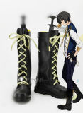 Ensemble Stars Knights Ritsu Arashi Izumi Tsukasa Leo Team Uniform Black Cosplay Shoes Boots