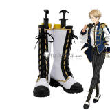 Ensemble Stars Season 2 Knights Ritsu Arashi Izumi Tsukasa Leo Black Cosplay Shoes Boots