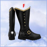 Ensemble Stars Knights Ritsu Arashi Izumi Tsukasa Leo Team Uniform Black Cosplay Shoes Boots