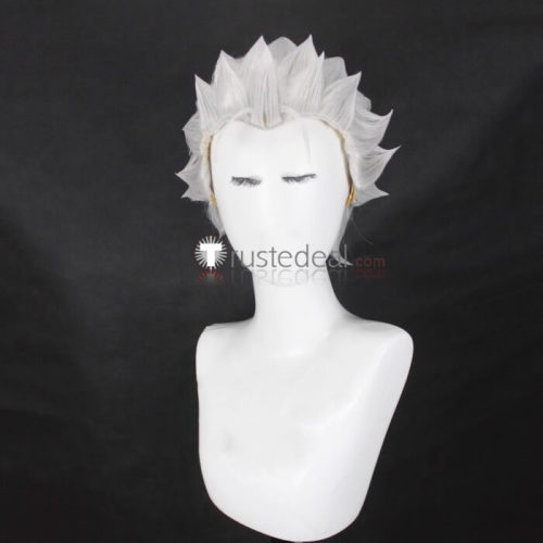 Devil May Cry 5 DMC5 Vergil Silver Styled Cosplay Wig