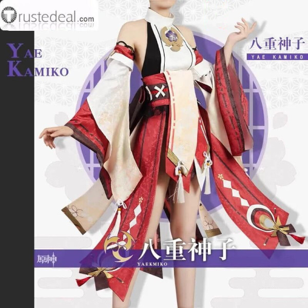 Genshin Impact Yae Miko Cosplay Costume Custom Size Plus Size