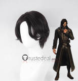 Dishonored Corvo Attano Halloween Dark Brown Styled Cosplay Wig