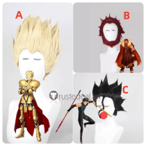 Fate Stay Night Fate Zero Rider Diarmuid Ua Duibhne Iskandar Alexander Gilgamesh Styled Cosplay Wig