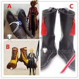 Limbus Company Don Quixote Yuri Dante W Corp. L3 Cleanup Agent Hong Lu Cosplay Shoes Boots