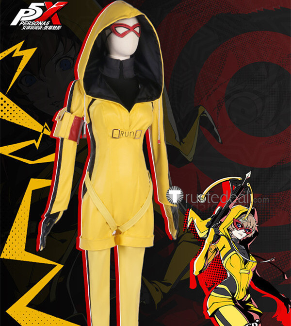 Persona 5 The Phantom X P5X Motoha Arai Yellow Cosplay Costume