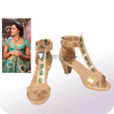 Aladdin Movie Film 2019 Princess Jasmine Prince Aladdin Cosplay Boots Shoes