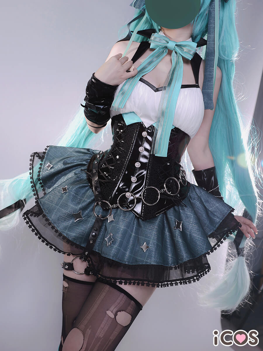 Vocaloid Hatsune Miku Rascal 2023 The Raccoon Little Devil Cosplay Costume