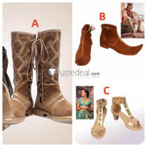 Aladdin Movie Film 2019 Princess Jasmine Prince Aladdin Cosplay Boots Shoes