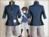 Pokemon Black and White 2 Nate Kyouhei Short Sleeves Cosplay Costume