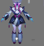 League of Legends LOL Popstar Spirit Blossom Snow Moon Ahri Cosplay Boots Heels Shoes