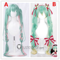 Vocaloid Hatsune Miku Autumn Date 15th Anniversary Strawberry Cosplay Wig