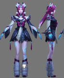 League of Legends LOL Popstar Spirit Blossom Snow Moon Ahri Cosplay Boots Heels Shoes