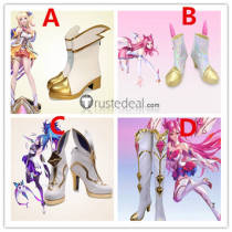 League of Legends Star Guardian Akali Seraphine Kaisa Cosplay Boots Shoes