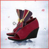 League of Legends Ahri Pink Foxfire Cosplay Shoes Boots