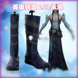 League of Legends LOL Prestige Battle Academia Lux Spirit Blossom Soraka Yone Sylas Cosplay Boots Shoes
