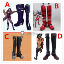 League of Legends LOL Irelia the Blade Dancer High Noon Jhin Warrior Princess Sivir Cosplay Boots Shoes