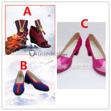 League of Legends Ahri Pink Foxfire Cosplay Shoes Boots