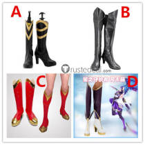 League of Legends LOL Firecracker Sentinel Diana Star Guardian Akali Cosplay Boots Shoes
