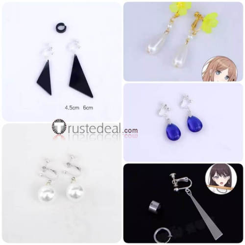 BanG Dream! It's MyGO Chihaya Anon Soyo Nagasaki Taki Shiina Tomori Takamatsu Kaname Togawa Cosplay Wig Earrings